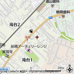 千葉プロパンガス販売株式会社　滝台営業所周辺の地図
