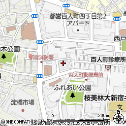 公務員大久保住宅周辺の地図