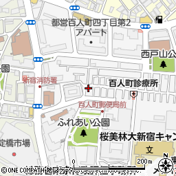 東京都新宿区百人町3丁目12-3周辺の地図