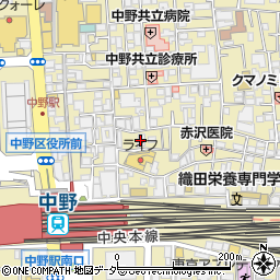 イーストポイント中野周辺の地図