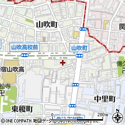 東京都新宿区山吹町130周辺の地図