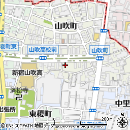 東京都新宿区山吹町128周辺の地図