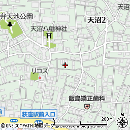 内藤荘周辺の地図