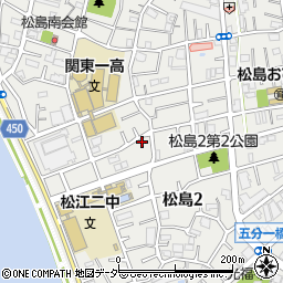 東京都江戸川区松島2丁目12-9周辺の地図