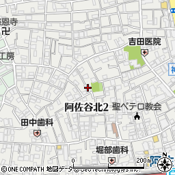 東京都杉並区阿佐谷北2丁目32-12周辺の地図