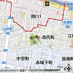 東京都新宿区改代町11周辺の地図