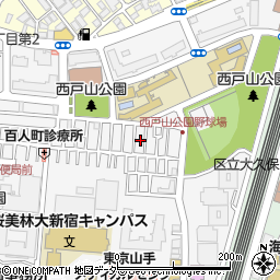 東京都新宿区百人町3丁目3周辺の地図