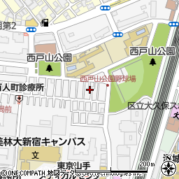 東京都新宿区百人町3丁目3-12周辺の地図
