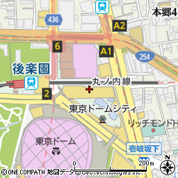マツモトキヨシ東京ドームシティラクーア店周辺の地図