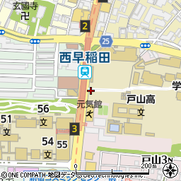 学習院旧正門周辺の地図