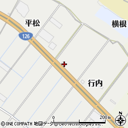 千葉県旭市平松1911-1周辺の地図