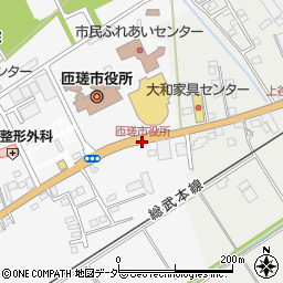 匝瑳市役所周辺の地図