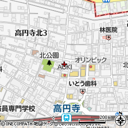 フォーラム高円寺周辺の地図