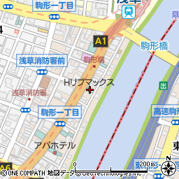 ホテルリブマックス浅草駅前周辺の地図