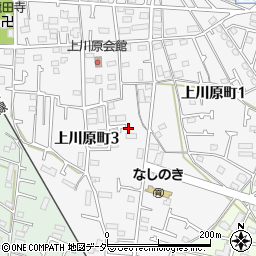 上川原児童遊園周辺の地図