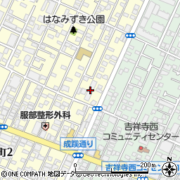武蔵野中町社宅周辺の地図