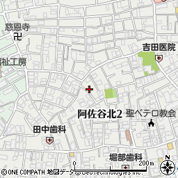 東京都杉並区阿佐谷北2丁目32-8周辺の地図