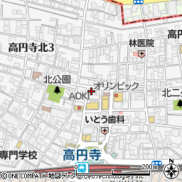 メゾンアン高円寺周辺の地図