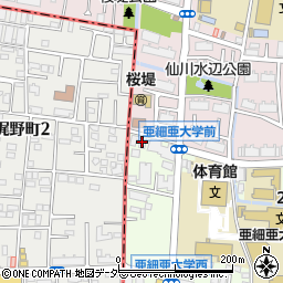 亜細亜学園清風寮周辺の地図