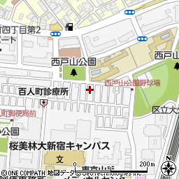 東京都新宿区百人町3丁目4-9周辺の地図