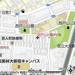 東京都新宿区百人町3丁目3-10周辺の地図