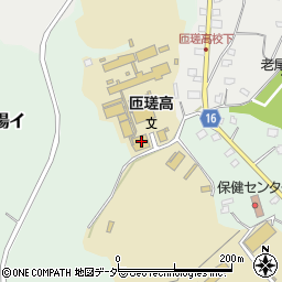 千葉県匝瑳市八日市場イ1640周辺の地図