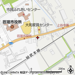 千葉県匝瑳市上谷中2167周辺の地図