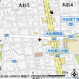 東京都江戸川区大杉5丁目23-16周辺の地図