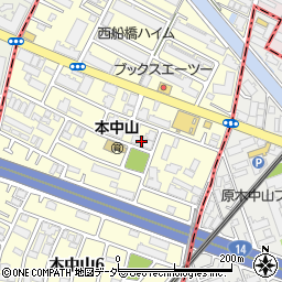 ＣＯＵＲＴＢＲＥＥＺＥ船橋中山周辺の地図