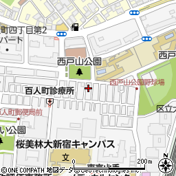 東京都新宿区百人町3丁目4-6周辺の地図