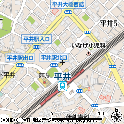 キッチンオリジン　平井店周辺の地図