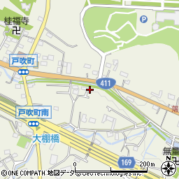 東京都八王子市戸吹町1432-3周辺の地図