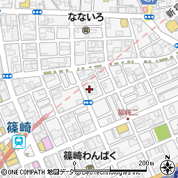 篠崎明生苑周辺の地図