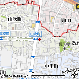 東京都新宿区山吹町269周辺の地図