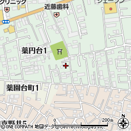 薬円台ハイツ周辺の地図