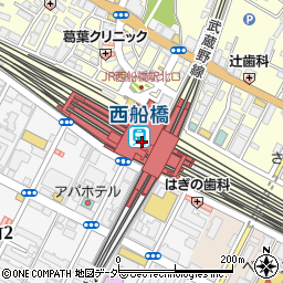 西船橋駅 千葉県船橋市 駅 路線図から地図を検索 マピオン