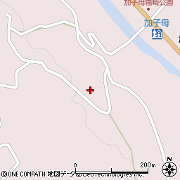 岐阜県中津川市加子母上桑原3888周辺の地図