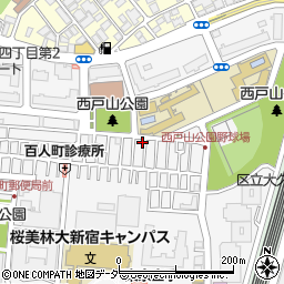 東京都新宿区百人町3丁目4-11周辺の地図