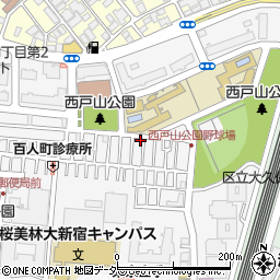 東京都新宿区百人町3丁目3-9周辺の地図