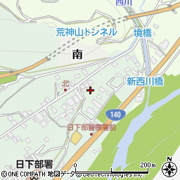 山梨県山梨市北358-2周辺の地図