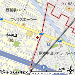 千葉県船橋市本中山5丁目1-3周辺の地図
