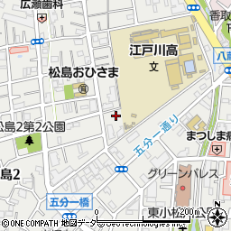 東京都江戸川区松島2丁目36-10周辺の地図