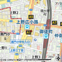 ペットサロンＬｉｂｏｎ松坂屋上野店周辺の地図