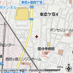 ポラール恋ヶ窪周辺の地図