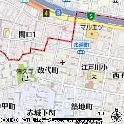 東京都新宿区改代町36周辺の地図