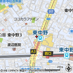 東中野駅前メンタルクリニック周辺の地図