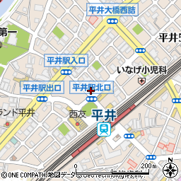 りそな銀行平井駅北口 ＡＴＭ周辺の地図