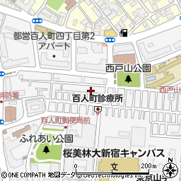 東京都新宿区百人町3丁目6-3周辺の地図