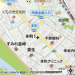 秀英予備校韮崎校周辺の地図