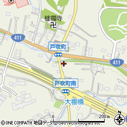 東京都八王子市戸吹町163周辺の地図